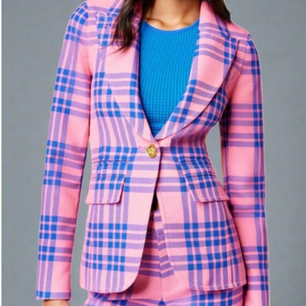 NWT Smythe Carnation Hutton Blazer and Flood Pants - 6